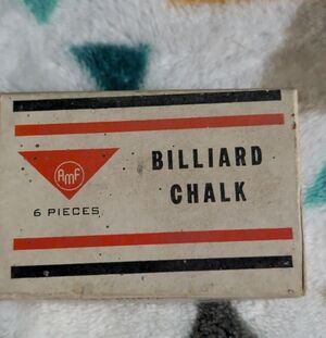 Billiard Chalk Set - Red and Black